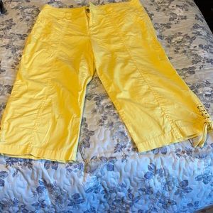 Yellow capris